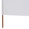 Fehér 6-paneles szövet szélellenző 800 x 80 cm