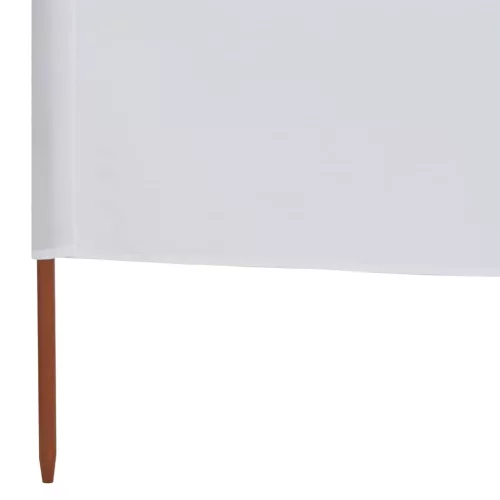 Fehér 6-paneles szövet szélellenző 800 x 80 cm