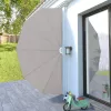 Krémszínű összecsukható terasz oldalárnyékoló 200 cm