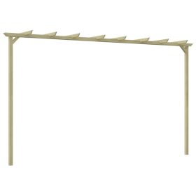   Kerti pergola impregnált fenyőfalécekből 360 x 200 x 60 cm
