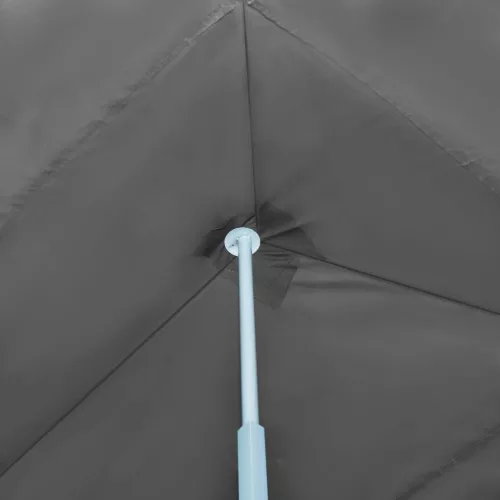 Antracitszürke összecsukható rendezvénysátor 8 oldalfallal 870x291x315 cm