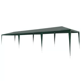 Zöld PE rendezvénysátor 3 x 9 m
