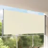 Krémszínű behúzható oldalsó terasz napellenző 160 x 300 cm