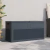 Antracitszürke kerti tárolóláda 320 L