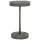 Szürke polyrattan kerti asztal 60,5 x 106 cm