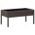 Barna polyrattan kerti asztal 75 x 40 x 37 cm