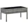 Szürke polyrattan kerti asztal 75 x 40 x 37 cm