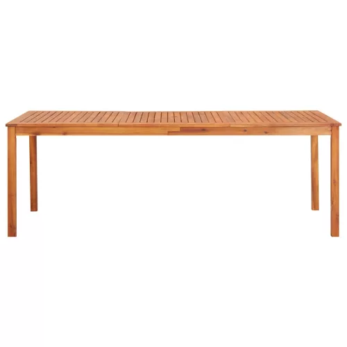 Tömör akácfa kerti asztal 215 x 90 x 74 cm