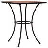 Terrakotta mozaikos bisztróasztal 60 cm