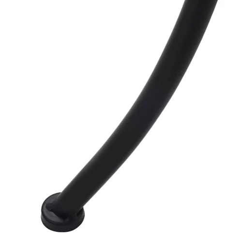 Fekete és fehér kerámia mozaikos bisztróasztal 60 cm