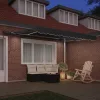 Napernyő tartalmaz Antracit 3,5 x 2,5 m Fém