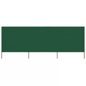 Zöld szövet 3-paneles szélfogó 400 x 160 cm