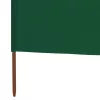 Zöld szövet 3-paneles szélfogó 400 x 160 cm