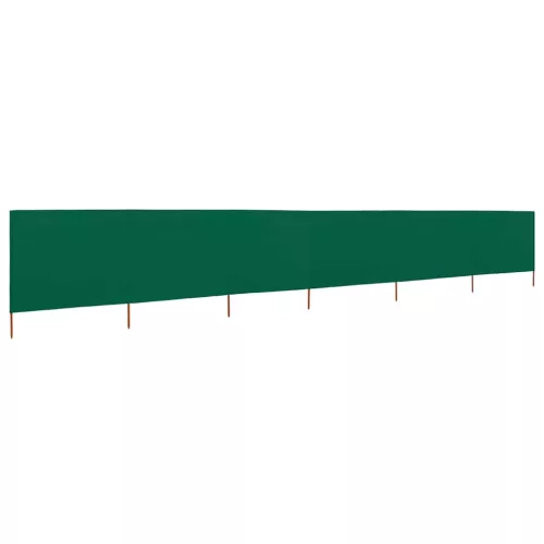 Zöld szövet 6-paneles szélfogó 800 x 160 cm