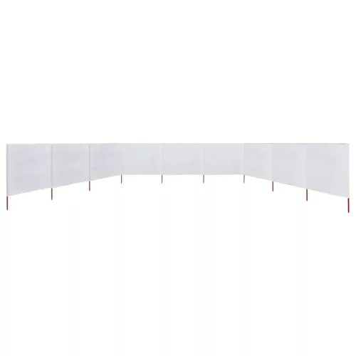Homokfehér 9-paneles szövet szélfogó 1200 x 120 cm