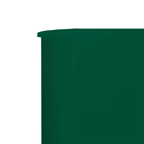 Zöld 9 paneles szövet szélfogó 1200 x 120 cm