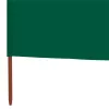 Zöld 9 paneles szövet szélfogó 1200 x 120 cm