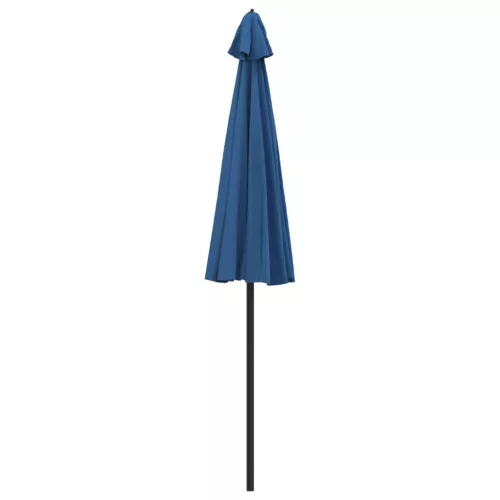 Azúrkék kültéri napernyő alumíniumrúddal 270 cm