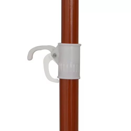 Tópszínű napernyő acélrúddal 180 cm