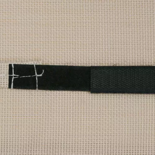 Krémszínű textilén napozóágy-fejtámla 40 x 7,5 x 15 cm