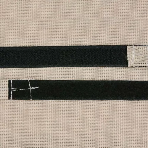 Krémszínű textilén napozóágy-fejtámla 40 x 7,5 x 15 cm