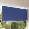Kék behúzható oldalsó terasz napellenző 160 x 300 cm