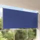 Kék behúzható oldalsó terasz napellenző 160 x 300 cm