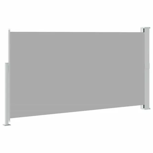 Szürke kihúzható oldalsó teraszi napellenző 170 x 300 cm