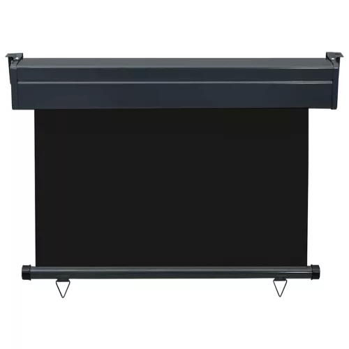 Fekete erkély oldalnapellenző 105 x 250 cm
