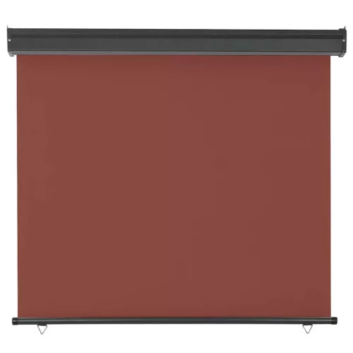Barna oldalsó terasznapellenző 125 x 250 cm