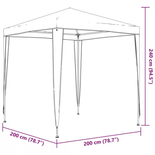 Fehér rendezvénysátor 2 x 2 m