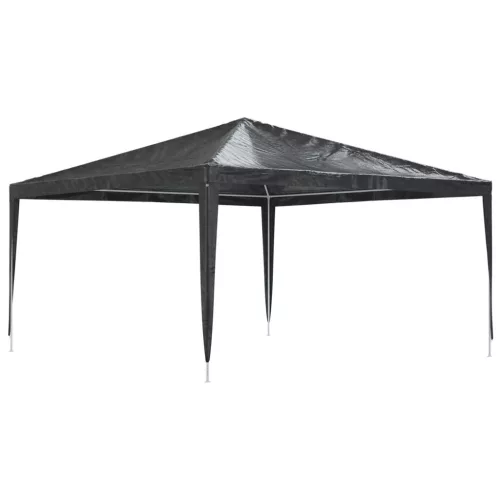 Antracitszürke rendezvénysátor 4 x 4 m 90 g/m²