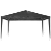 Antracitszürke rendezvénysátor 4 x 4 m 90 g/m²
