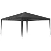 Antracitszürke rendezvénysátor 4 x 4 m 90 g/m²