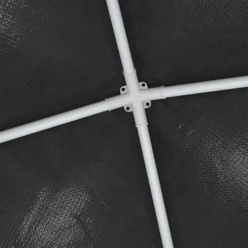 Antracitszürke rendezvénysátor 4 x 4 m 90 g/m²