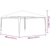 Antracitszürke rendezvénysátor 4 x 4 m 90 g/m²