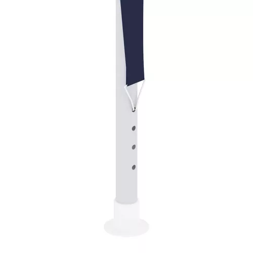 Kék rendezvénysátor oldalfalakkal 2 x 2 m 90 g/m²