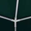 Zöld rendezvénysátor oldalfalakkal 2,5 x 2,5 m 90 g/m²