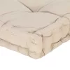 Bézs pamut raklappadló-párna 120 x 40 x 7 cm