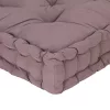 Tópszínű pamut raklappadló-párna 120 x 40 x 7 cm