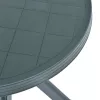 Zöld műanyag bisztróasztal Ø70 cm