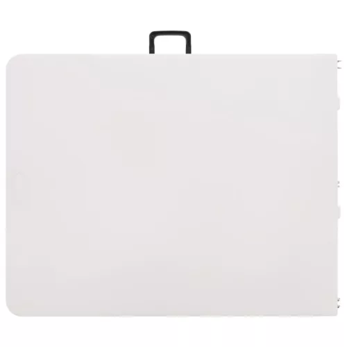 Fehér HDPE összecsukható kerti asztal 180 x 72 x 72 cm