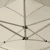 Krémszínű összecsukható alumínium rendezvénysátor 2 x 2 m