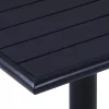 Fekete kerti asztal 60 x 60 x 75 cm