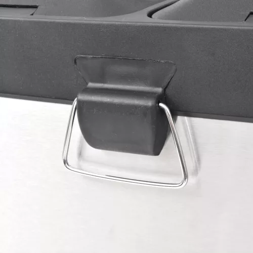 Rozsdamentes acél lábpedálos szelektív szemeteskuka 36 L