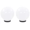 2 db LED gömblámpa 20 cm PMMA