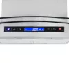 Érintős sziget páraelszívó LCD-kijelzővel 90 cm 756 m³/óra LED