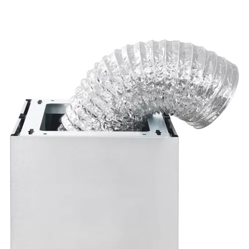 Rozsdamentes acél sziget páraelszívó 90 cm 756 m³/óra LED