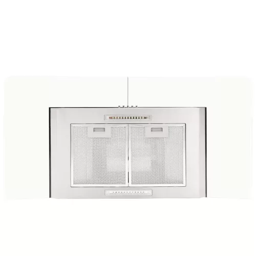 Rozsdamentes acél, fali páraelszívó 90 cm 756 m³/óra LED