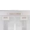 Rozsdamentes acél, fali páraelszívó 90 cm 756 m³/óra LED